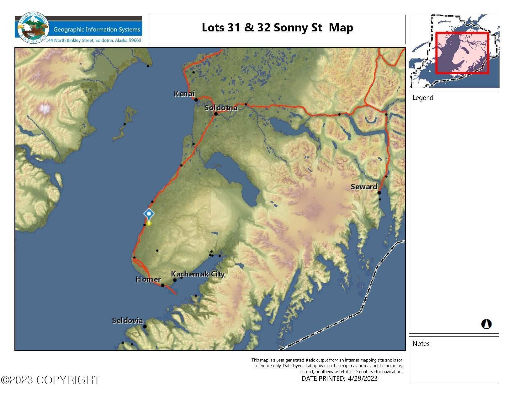 Ninilchik, AK 99639,L31-32 Sonny ST