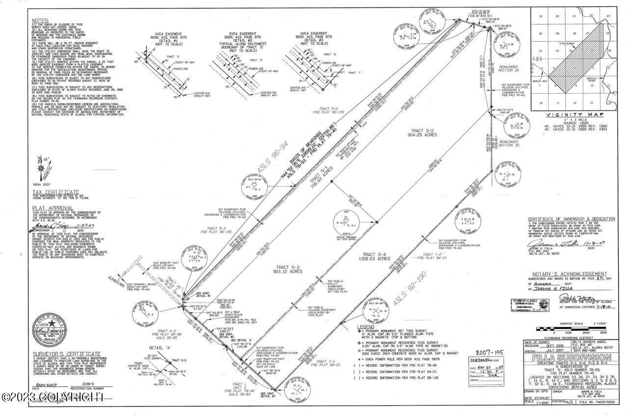 Delta Junction, AK 99737,Tr S-2 Barley WAY