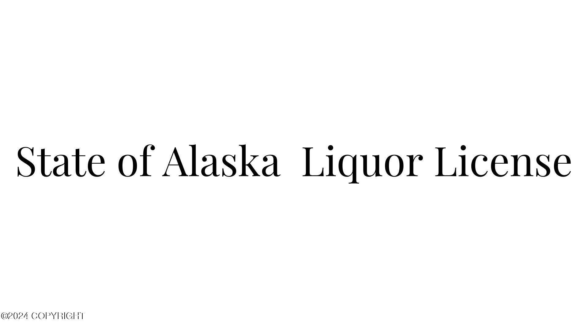 Slana, AK 00000,000 Package Liquor Store License