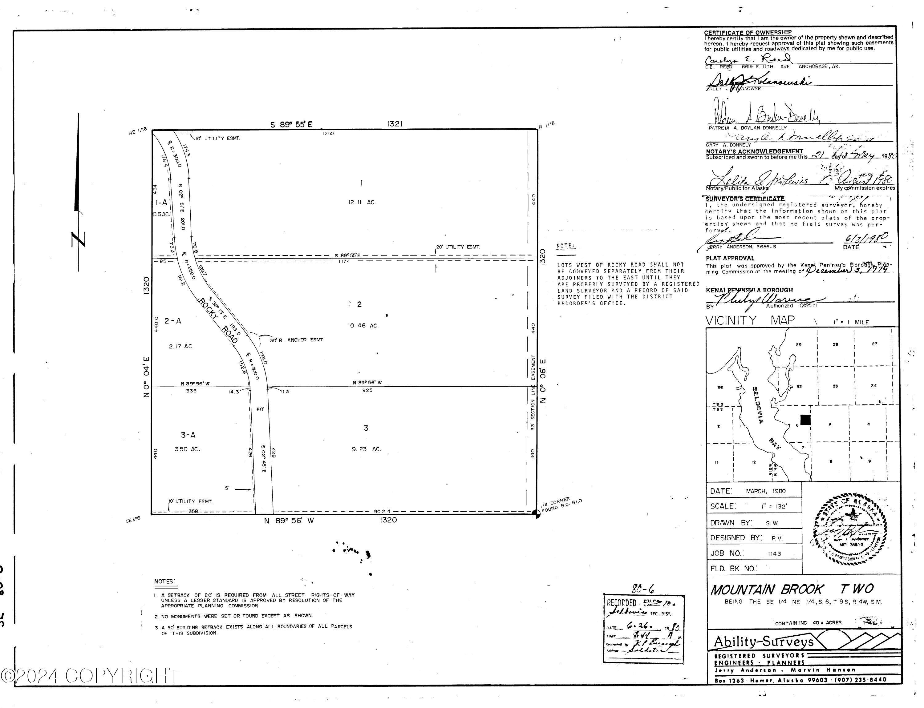 Seldovia, AK 99663,L2 & 2A Rocky ST