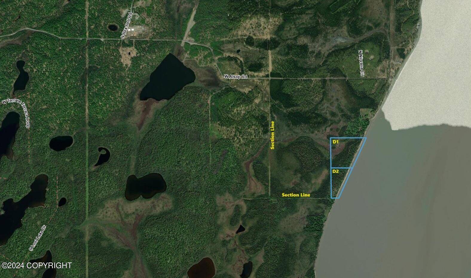 Wasilla, AK 99654,Parcel D1 Cook Inlet (No Road)