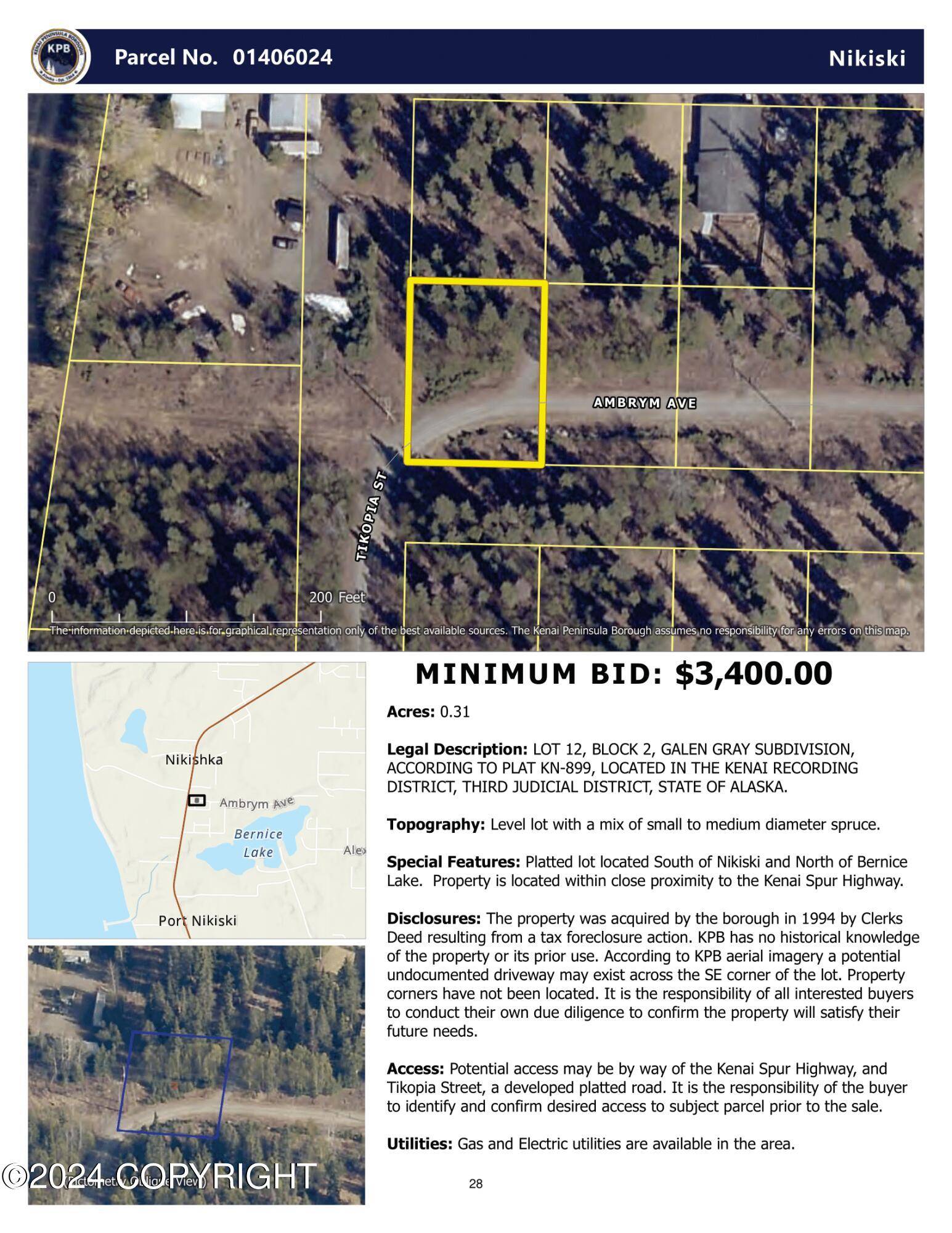 Nikiski/north Kenai, AK 99611,L12 B2 Ambryn AVE