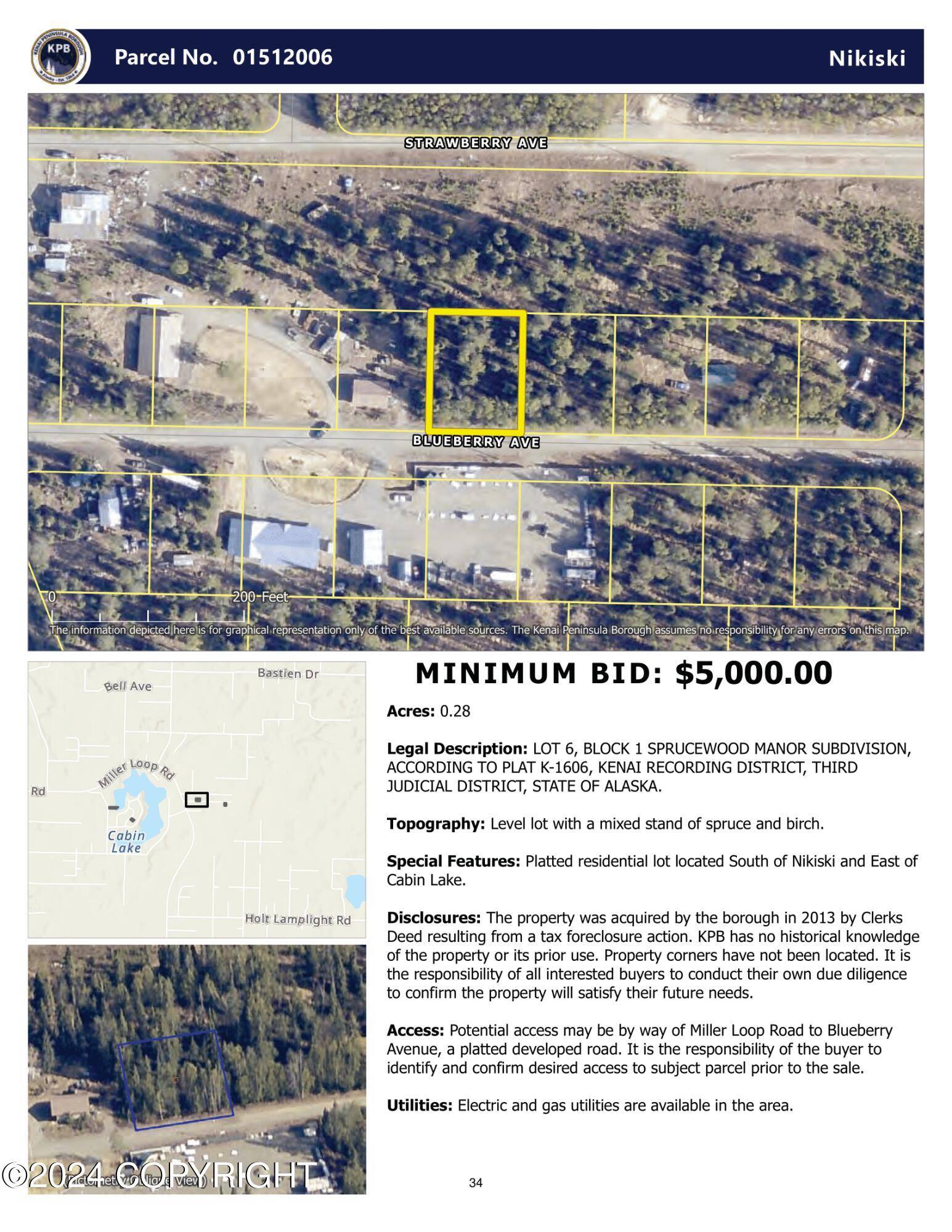 Nikiski/north Kenai, AK 99611,52800 Blueberry AVE