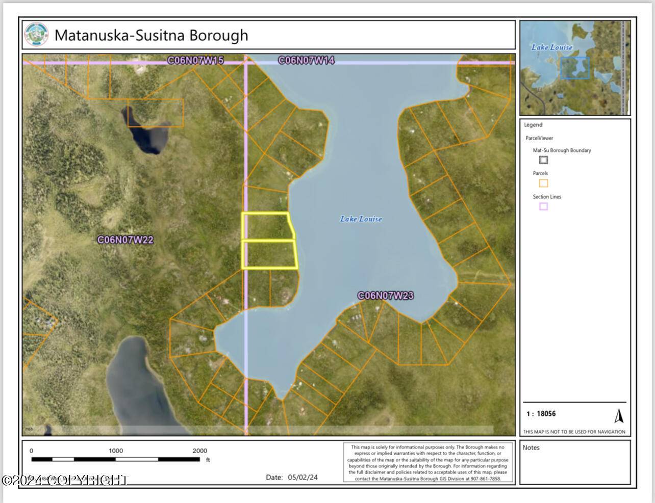 Glennallen, AK 99588,LOT 20 U.S. Survey 3485