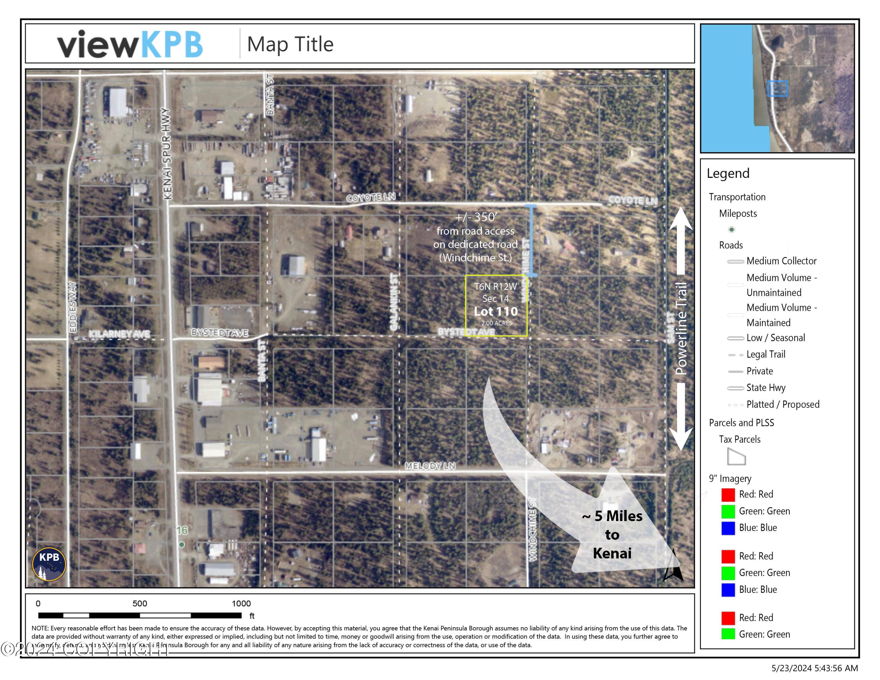 Nikiski/north Kenai, AK 99611,Lot 110 Windchime ST