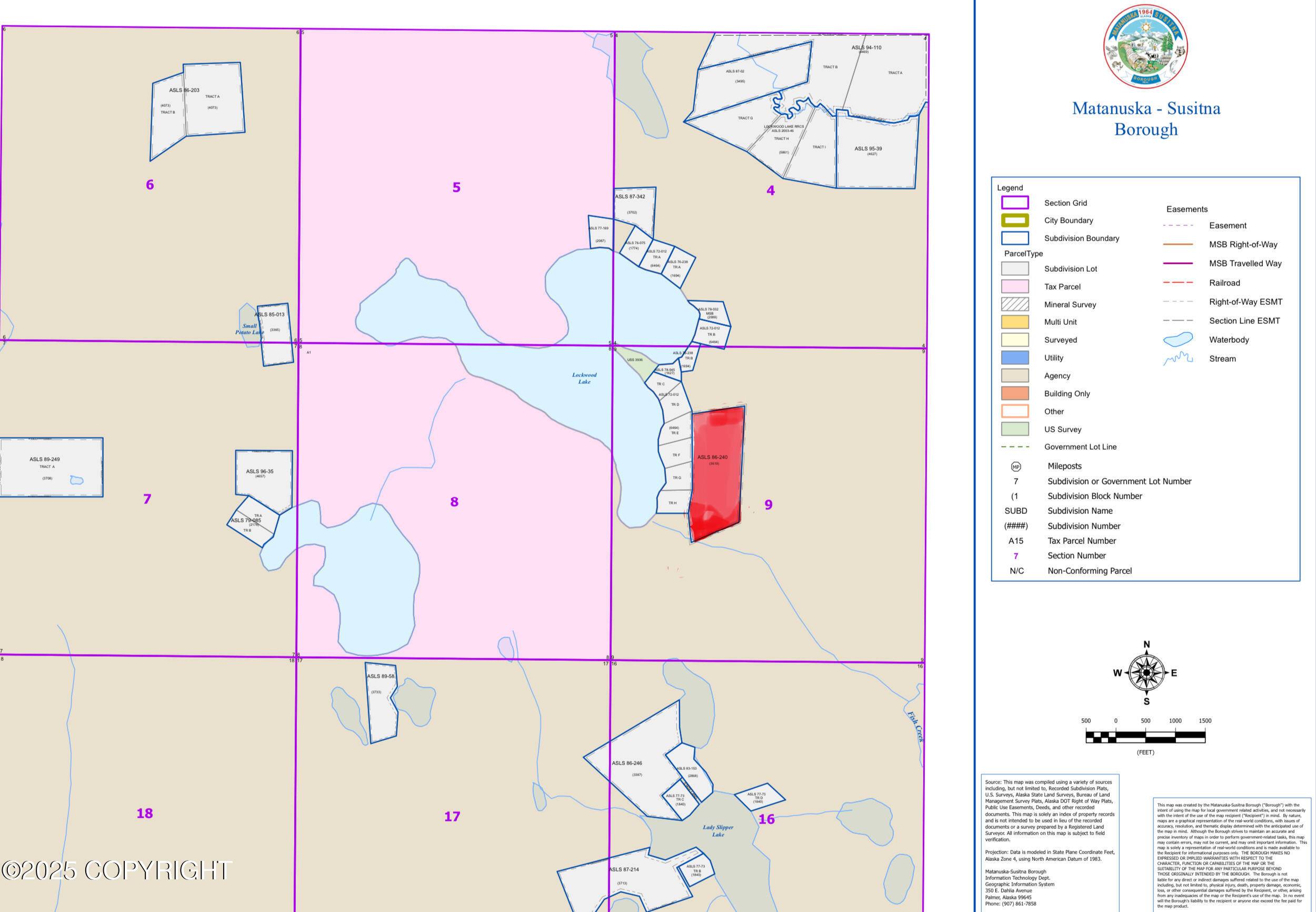 Remote, AK 99000,000 ASLS 86-240 Lockwood Lake