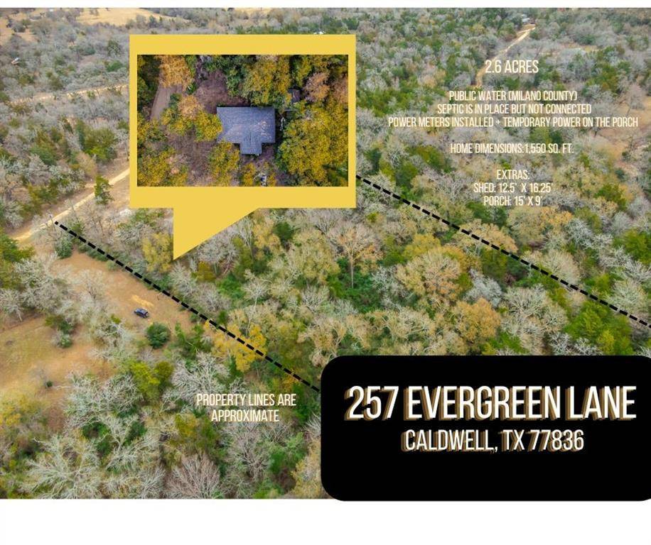 Caldwell, TX 77836,257 Evergreen LN