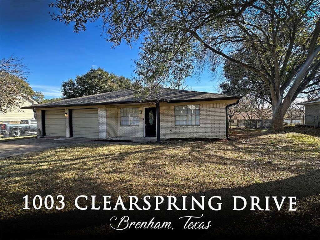 Brenham, TX 77833,1003 Clearspring DR