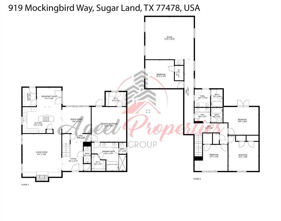 Sugar Land, TX 77478,919 Mockingbird WAY