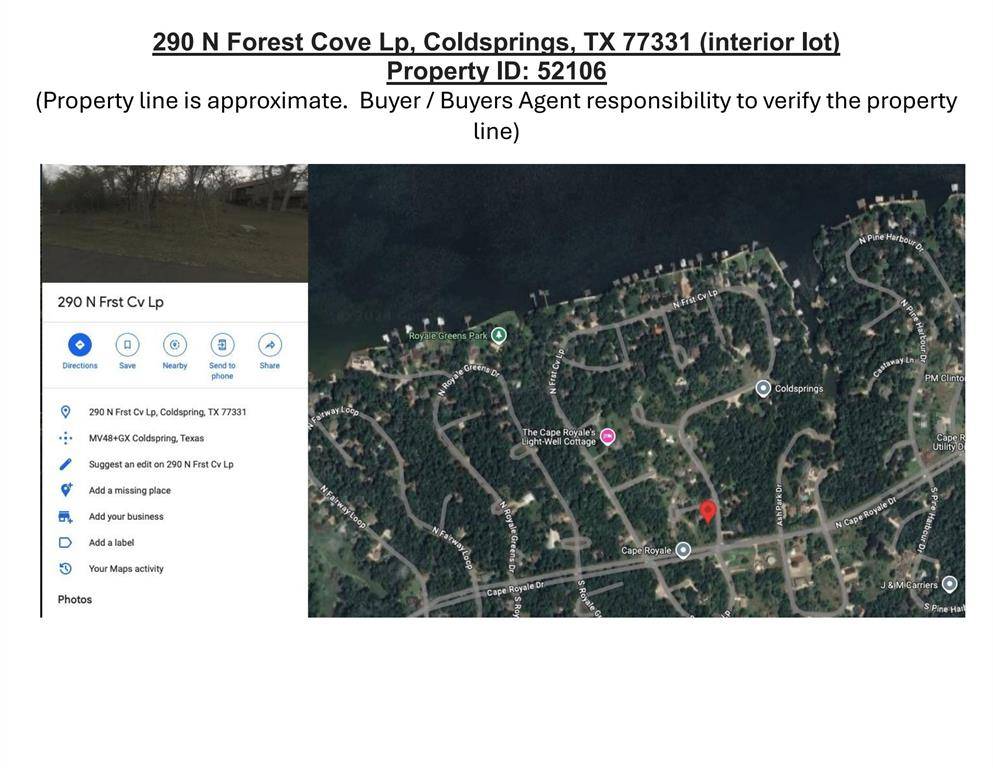 Coldspring, TX 77331,290 N Forest Cove LOOP