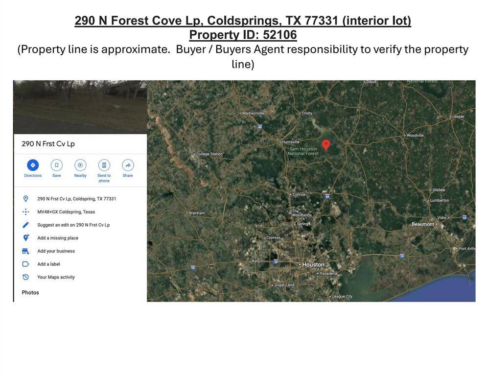 Coldspring, TX 77331,290 N Forest Cove LOOP