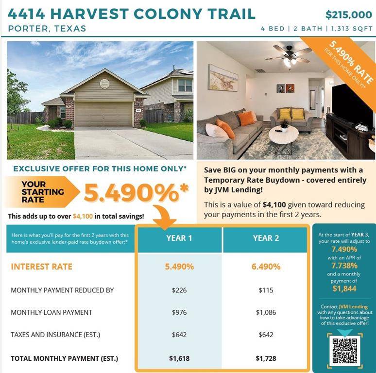Porter, TX 77365,4414 Harvest Colony TRL