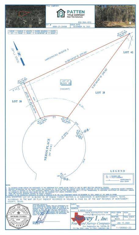 Roman Forest, TX 77357,Lot 27 Nero's Palace