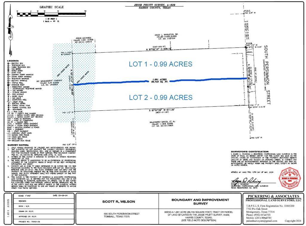 Tomball, TX 77375,Lot 2 S Persimmon ST