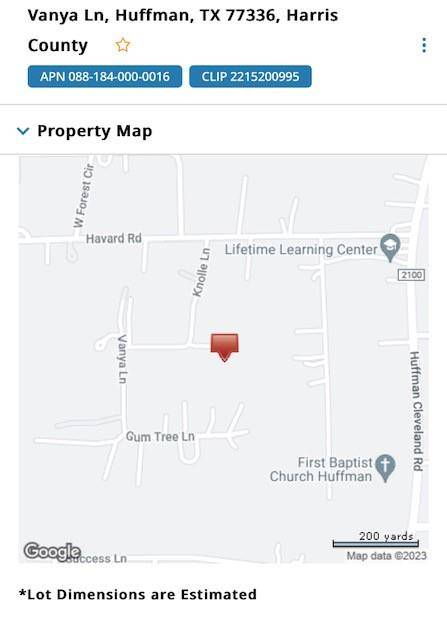 Huffman, TX 77336,0 Vanya LN