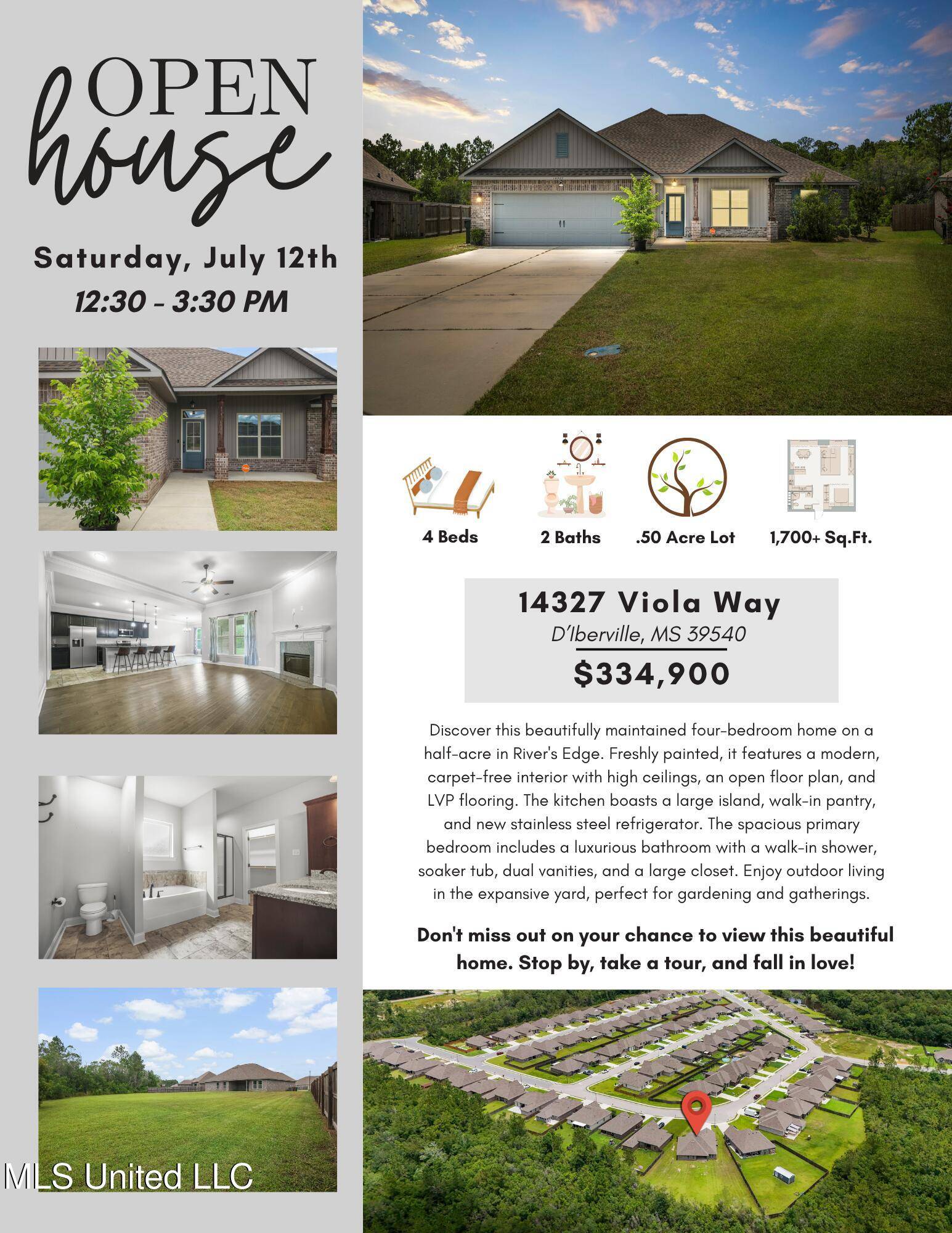 D'iberville, MS 39540,14327 Viola Way