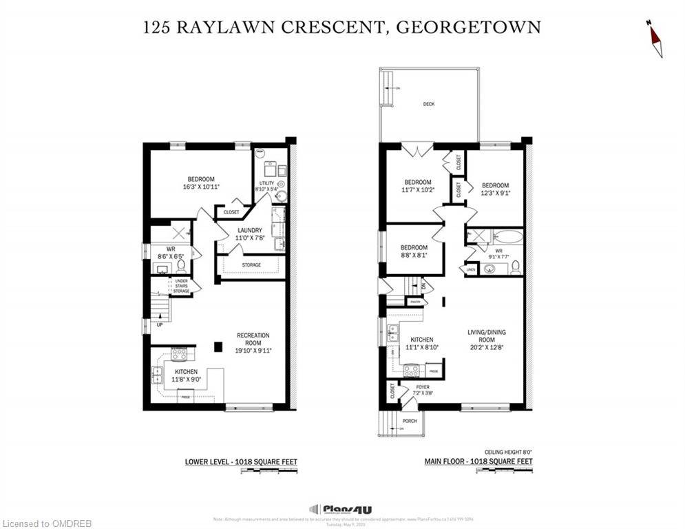 Georgetown, ON L7G 4M6,125 Raylawn Crescent