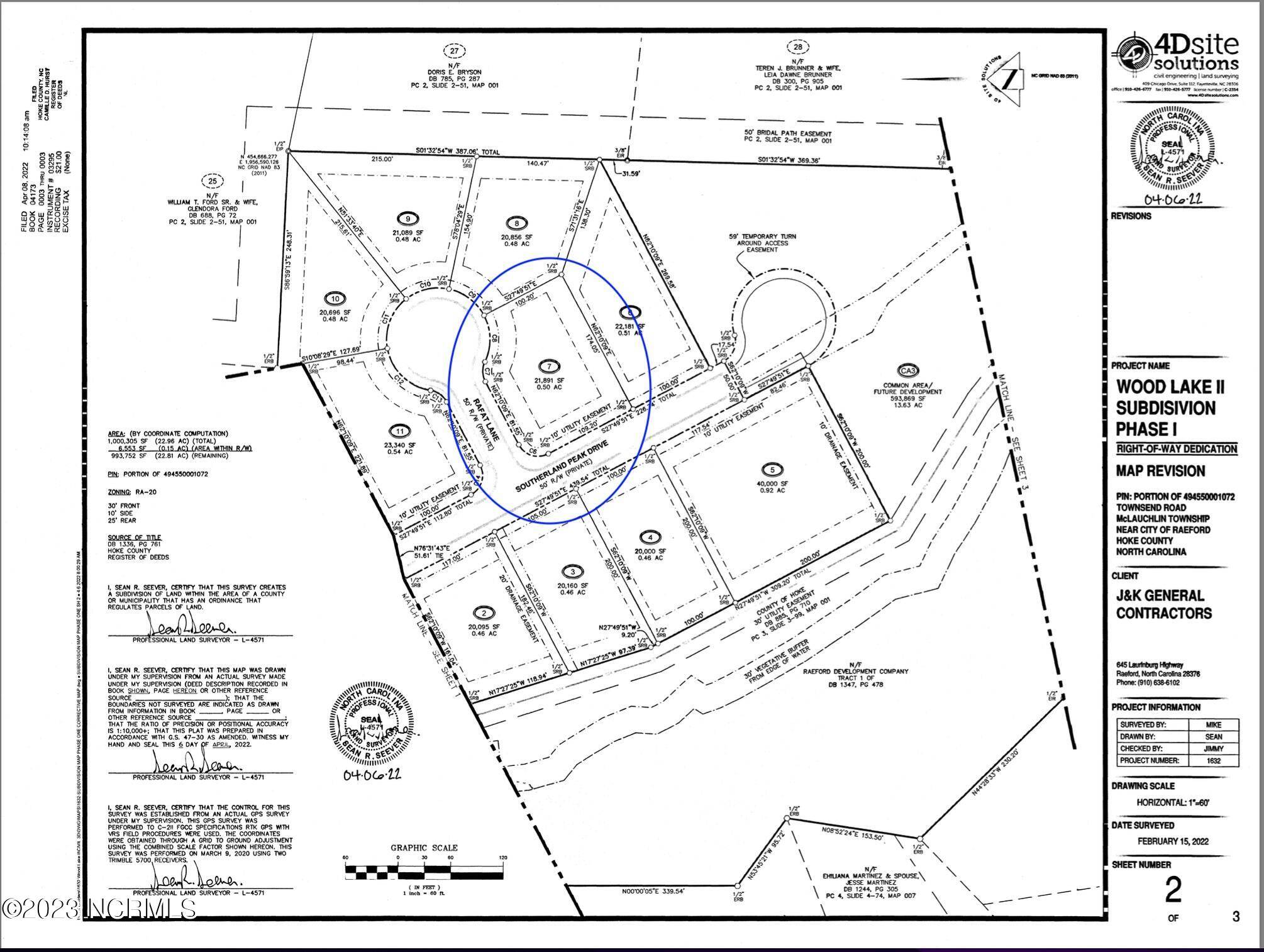 Raeford, NC 28376,Lot 7 Southerland Peak DR