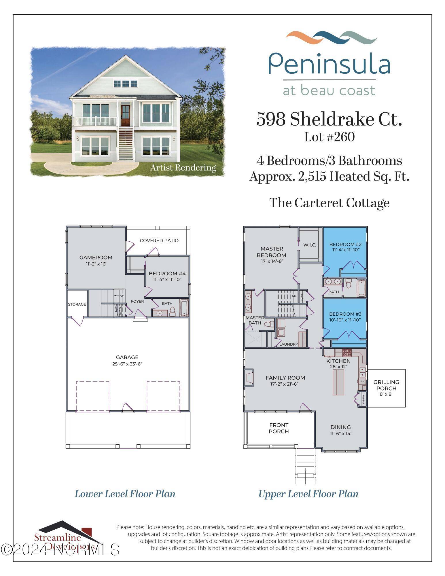 Beaufort, NC 28516,598 Sheldrake CT