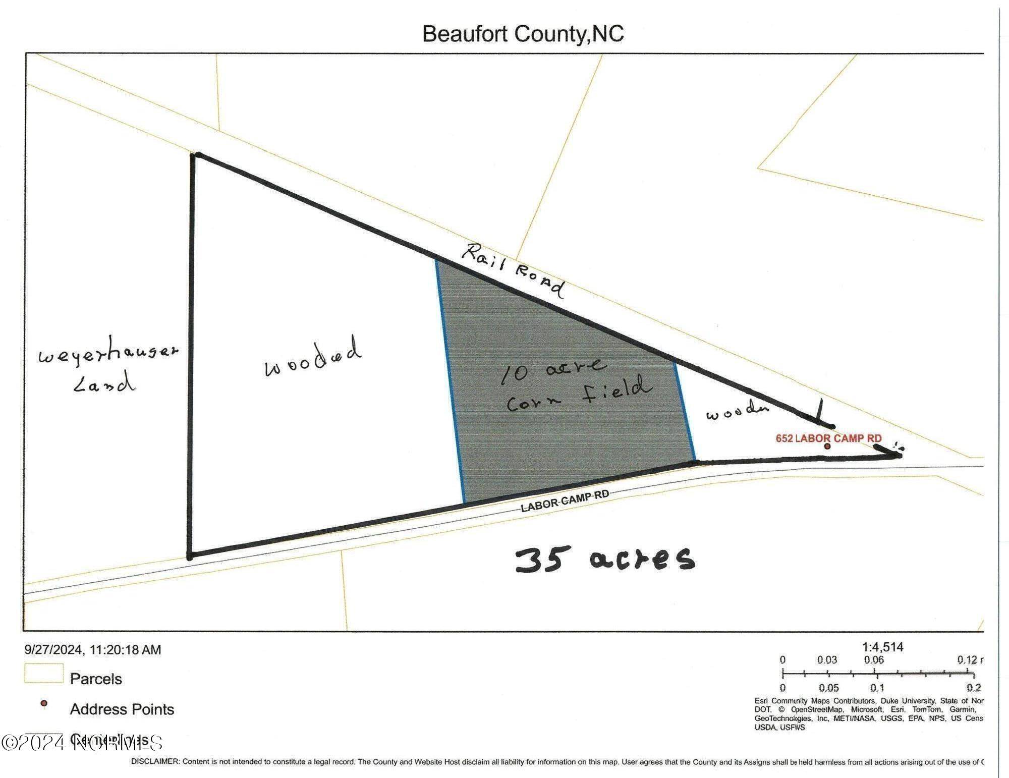 Edward, NC 27821,652 Labor Camp RD