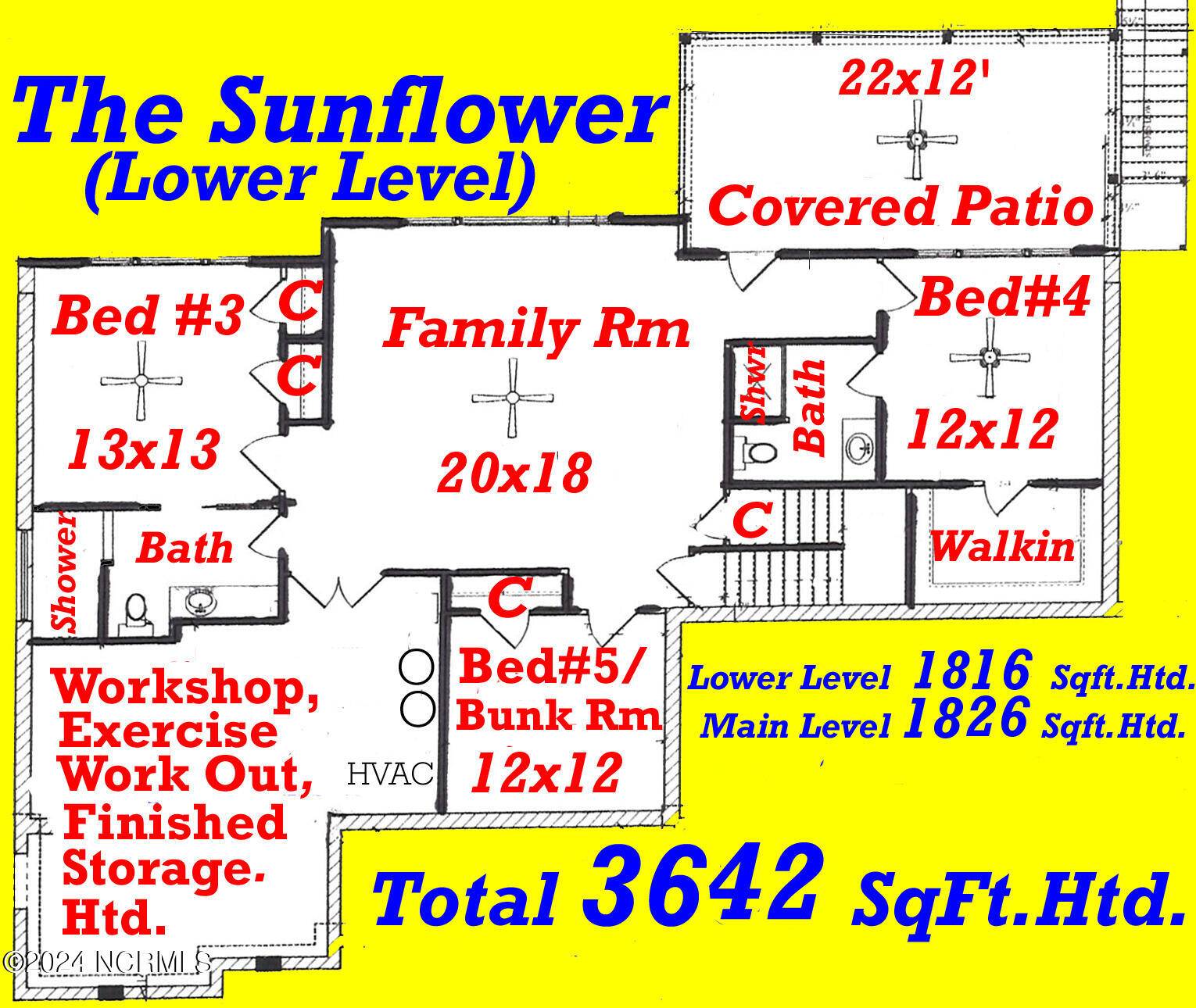 Whispering Pines, NC 28327,8 Sunflower CT