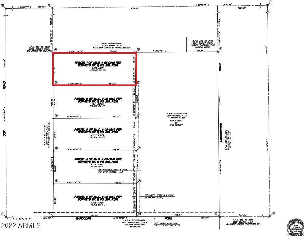 Casa Grande, AZ 85194,10538 W Randolph Road #Parcel 1