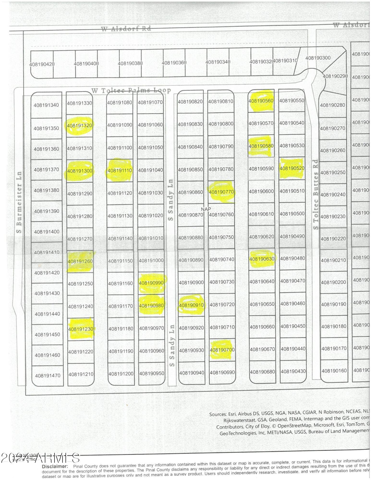 Eloy, AZ 85131,0 S 7 Lots off Sandy Lane #132