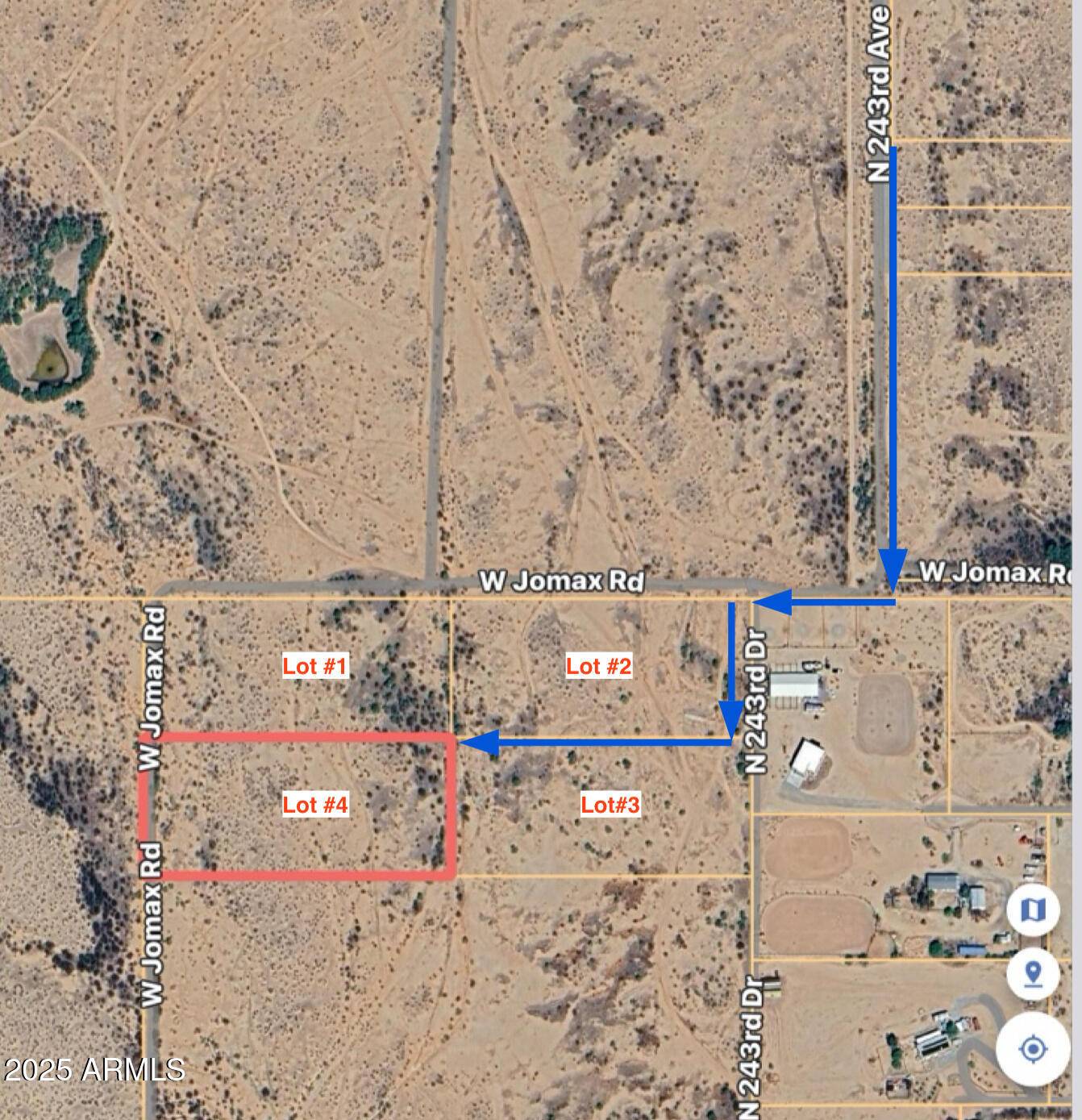 Wittmann, AZ 85361,243 W Jomax Lot #4 Road #-