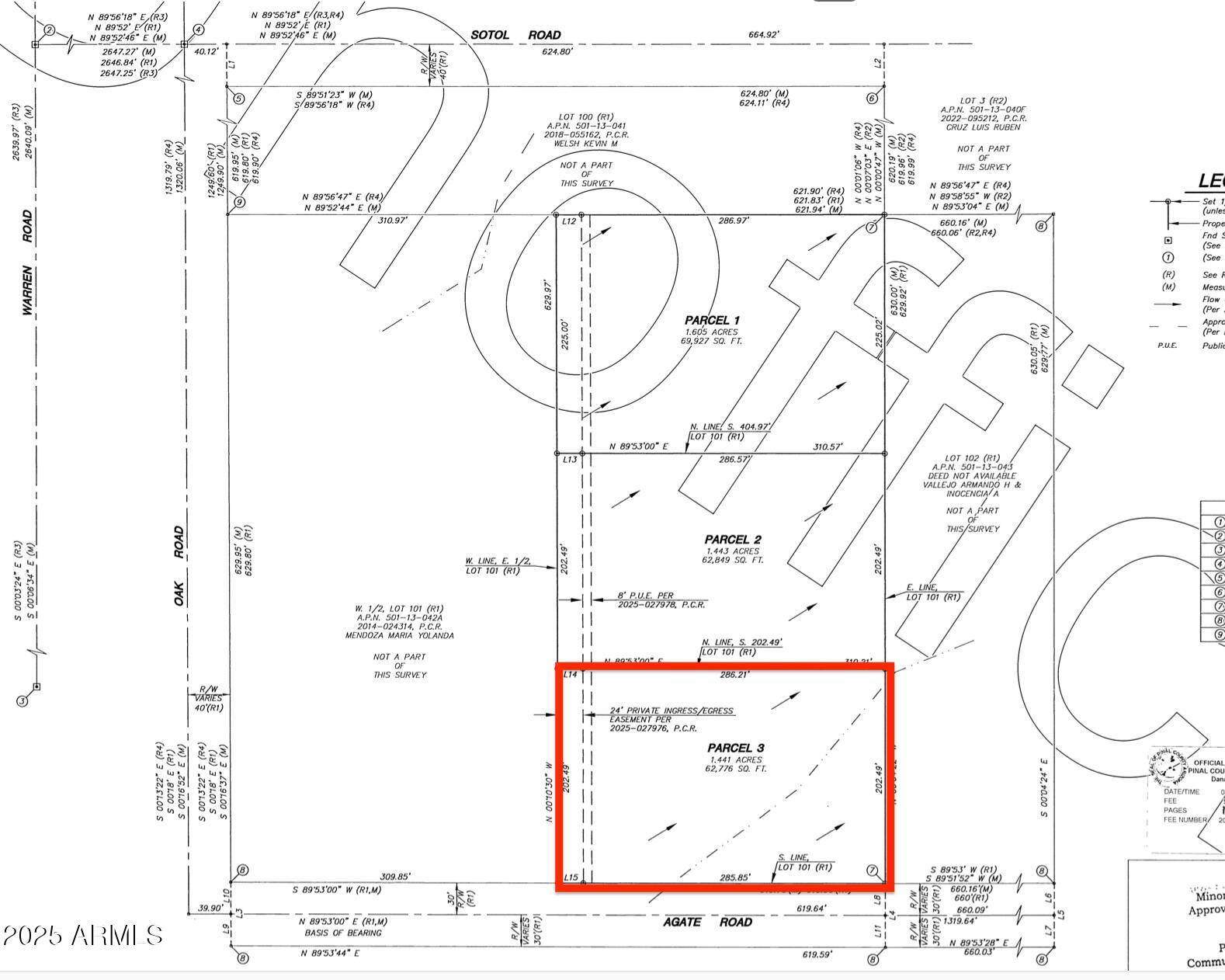 Maricopa, AZ 85139,0 W agate Road #E 1/2 Lot 101
