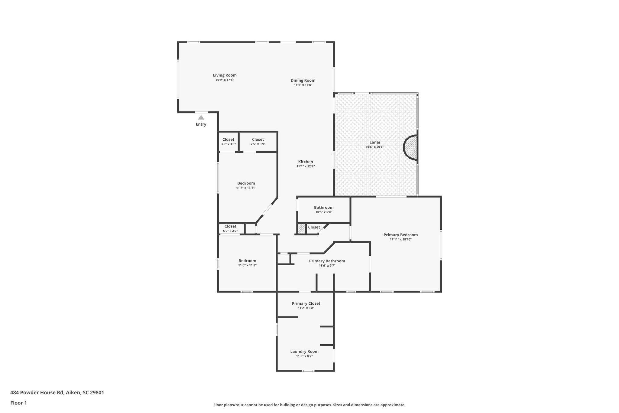 Aiken, SC 29801,484 Powderhouse Road SE