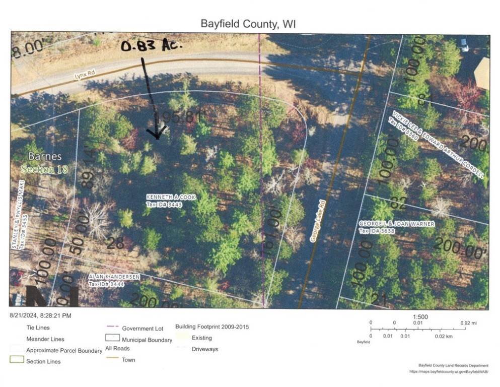 Barnes, WI 54873,1XXX Lynx RD