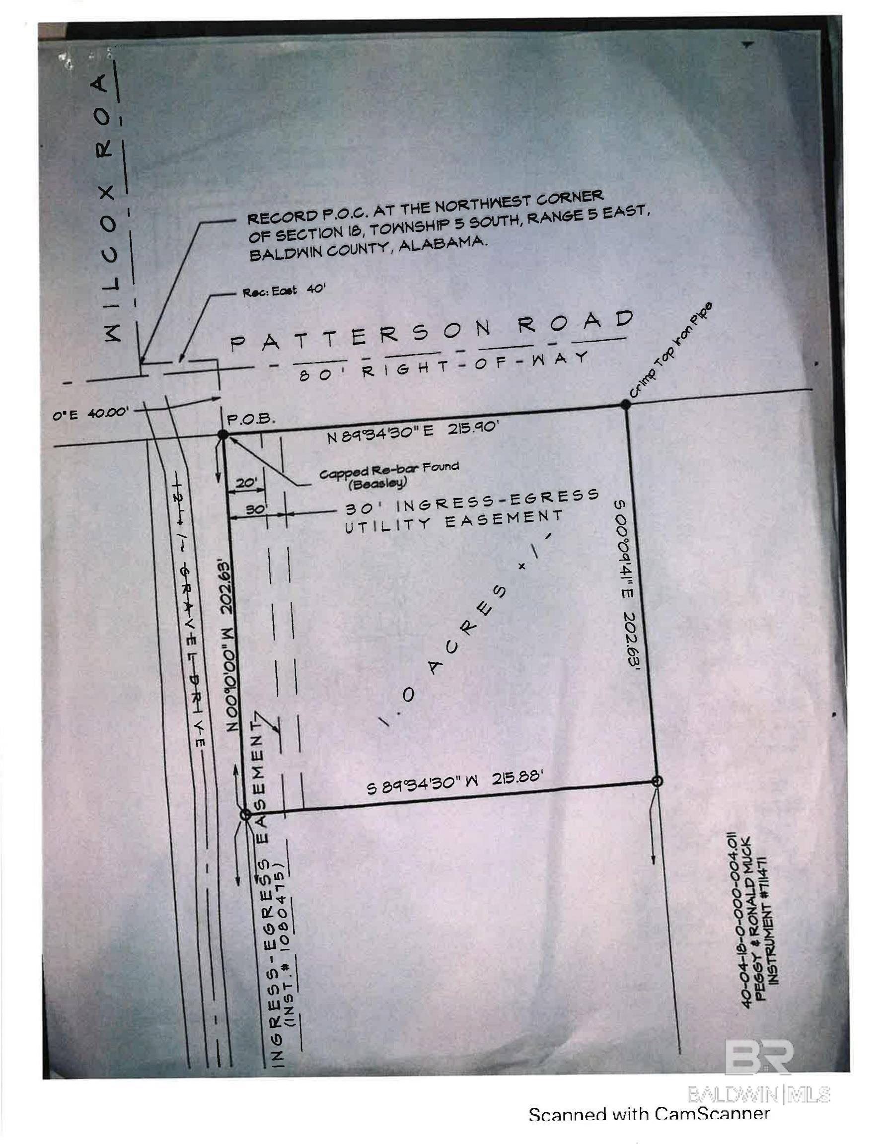 Robertsdale, AL 36567,0 Patterson Road