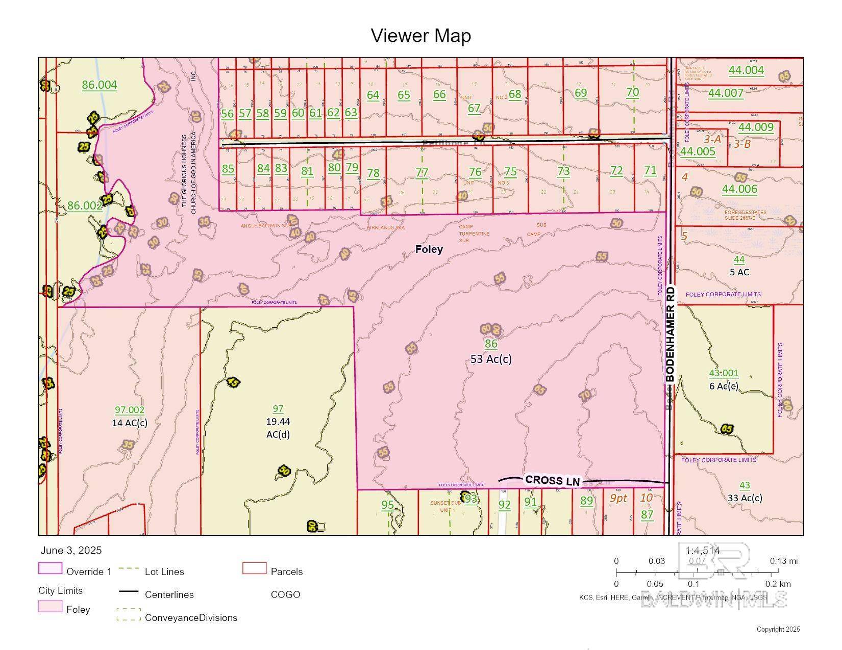 Foley, AL 36535,0 Bodenhamer Road