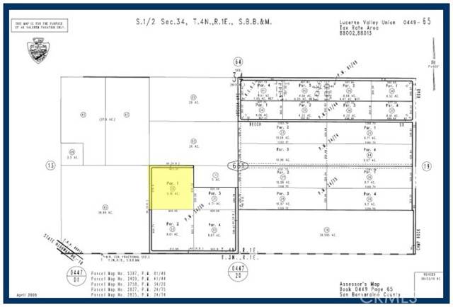 Lucerne Valley, CA 92356,9 AC Minneola RD