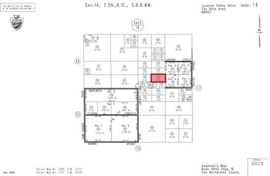 Lucerne Valley, CA 92356,5 AC Near Jones RD