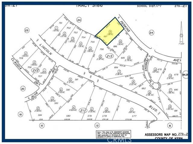 California City, CA 93505,687 LOT Perkins AVE