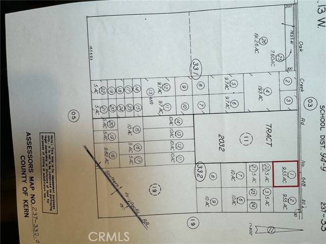 Mojave, CA 93501,0 Oak Creek RD