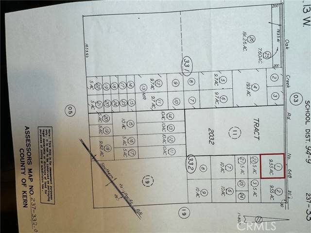 Mojave, CA 93501,0 Oak Creek RD