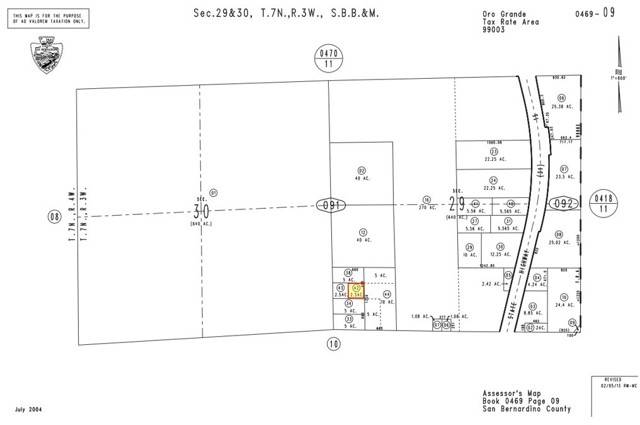 Oro Grande, CA 92368,0 powerline RD