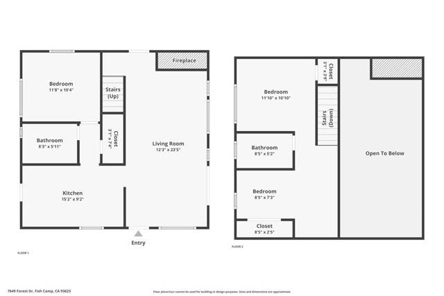 Fish Camp, CA 93623,7649 Forest DR