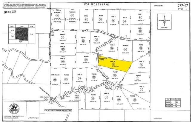 Anza, CA 92539,0 Old Cattle TRL