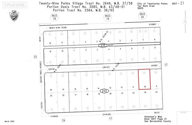 Twentynine Palms, CA 92277,0 Cactus DR