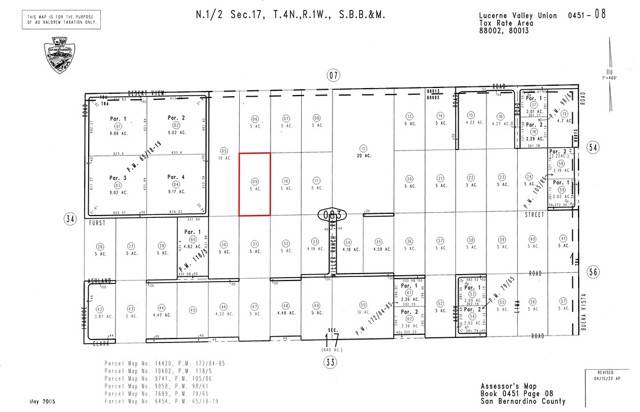 Lucerne Valley, CA 92356,0 Furst ST