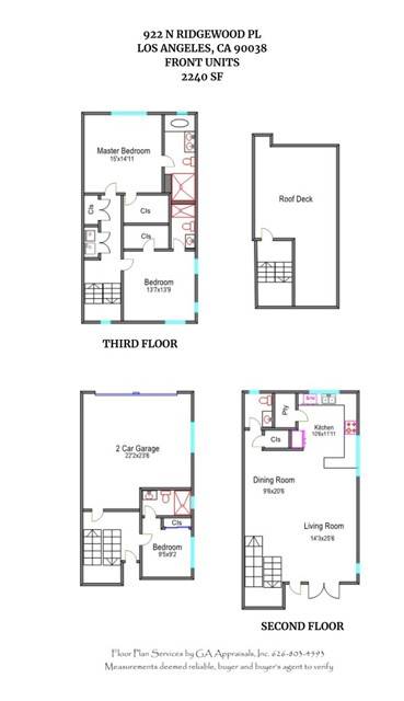 Los Angeles, CA 90038,922 N Ridgewood Pl