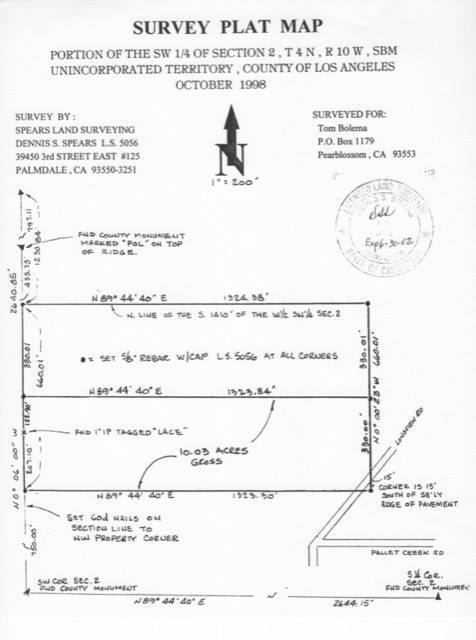 Pearblossom, CA 93553,0 Longview RD