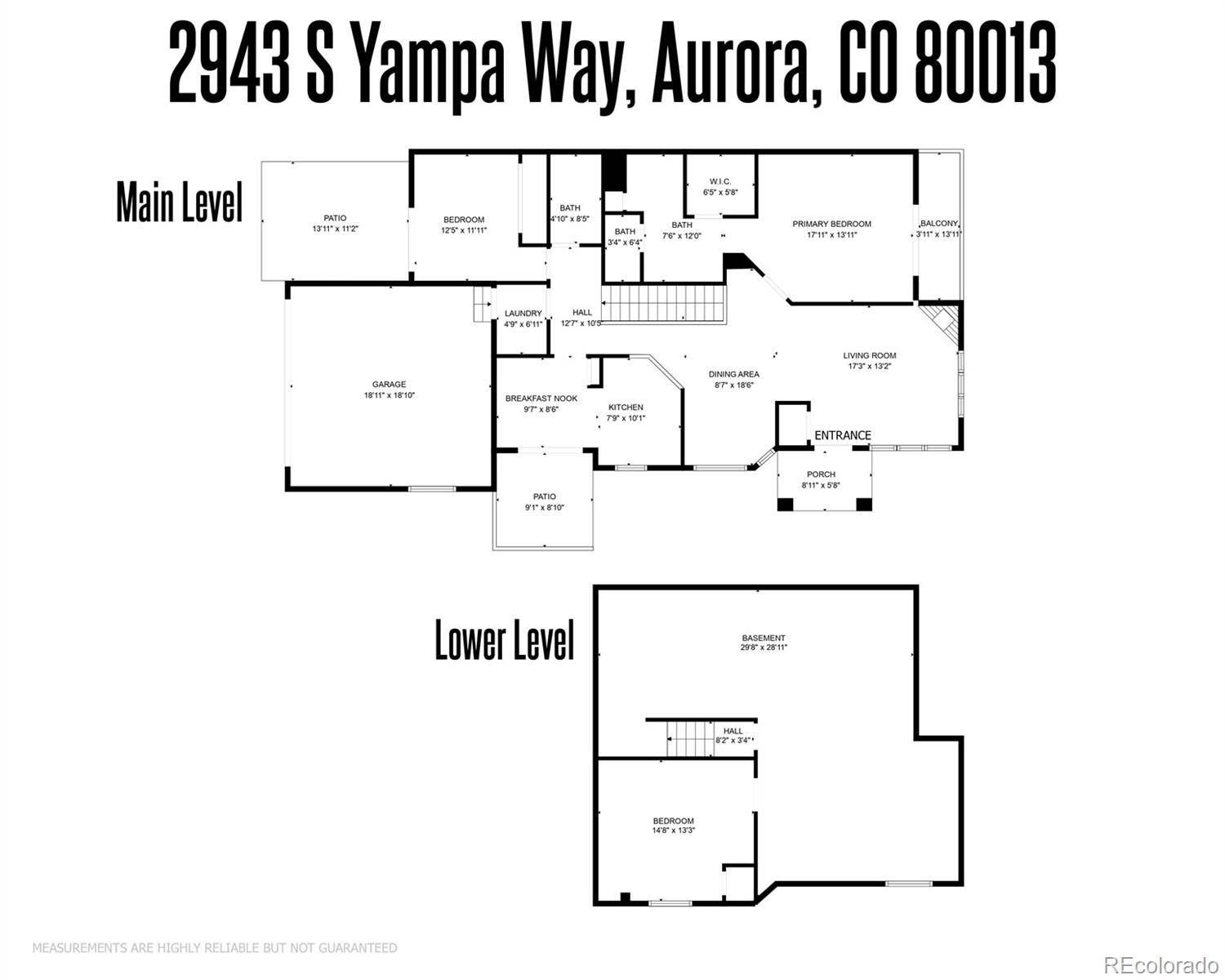 Aurora, CO 80013,2943 S Yampa WAY