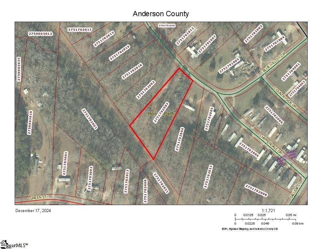 Honea Path, SC 29654,0 Blue Willow Circle