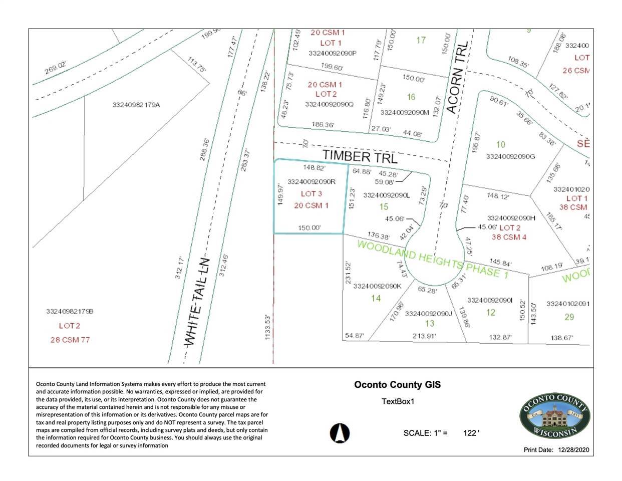 Oconto, WI 54153,TIMBER TRL #3