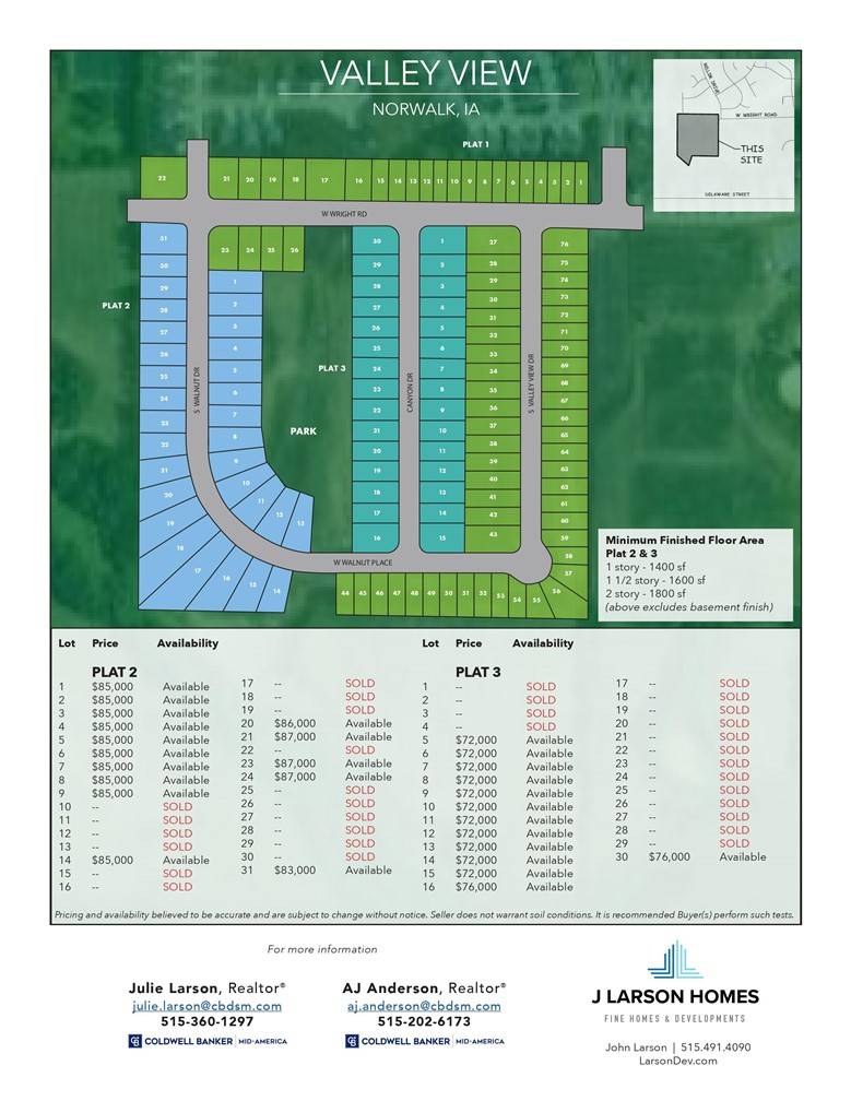 Norwalk, IA 50211,Lot 31 S Walnut Drive