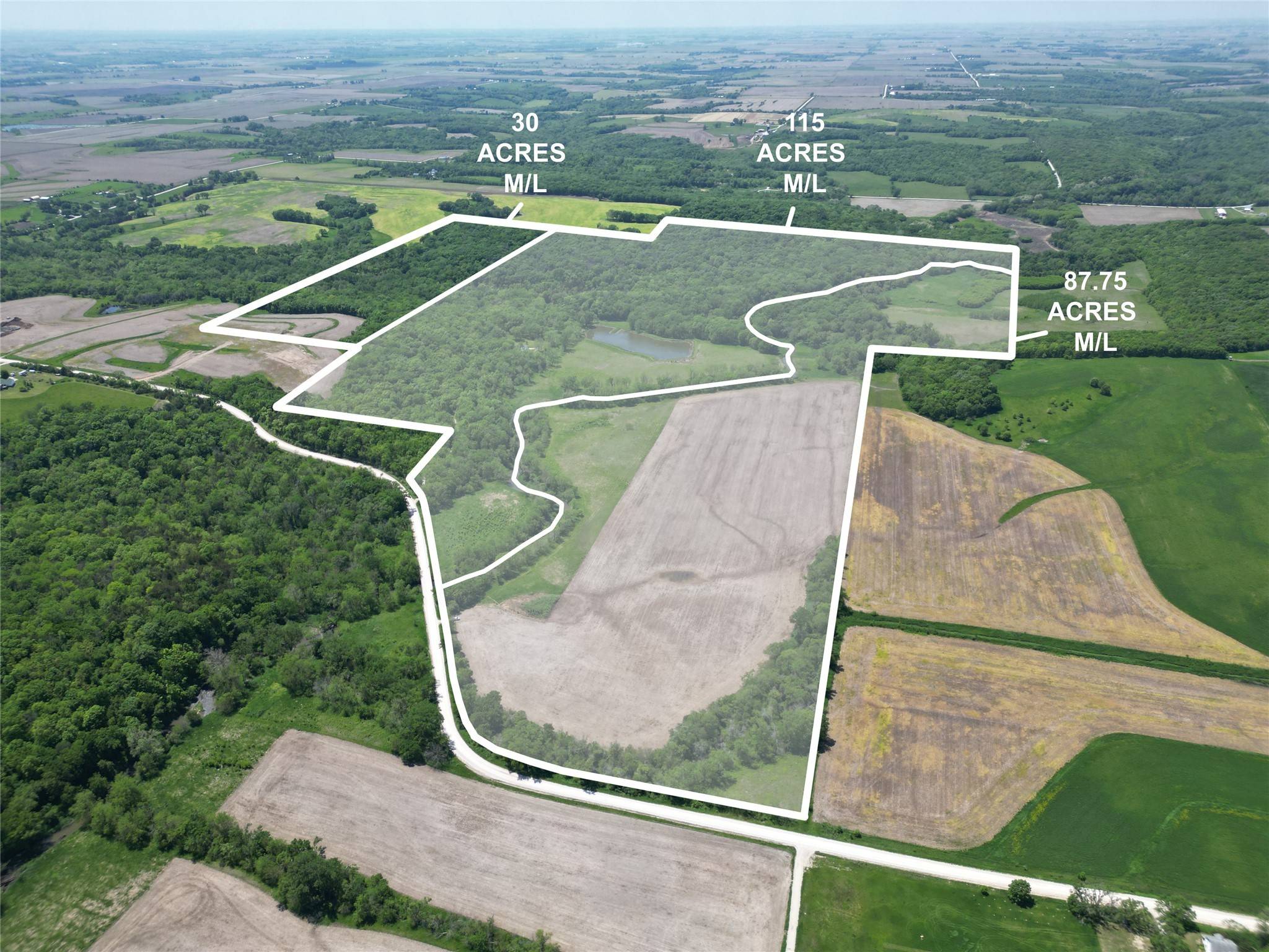 Earlham, IA 50072,30 Acres M/L 1399 Hogback Rd Road